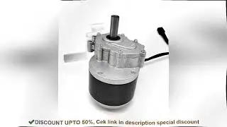 350w 24v 75rpm / 120rpm Low Speed Brush Motor, Wheel Chair DC Gear Brushed Motor Large Torque