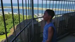 Kaleb B Jackson visits The  Twin Lighthouse Historic Site in Highlands, NJ