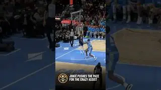 Nikola Jokić Pushes the Pace for an Insane Assist! 🎯🔥