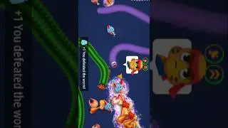 Worms zone game video #shortvideo #gaming #snakegame #wormszone #snakeplay #wormszones
