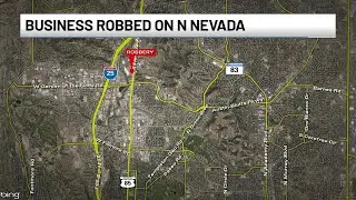 Police searching for two suspects following robbery in Colorado Springs