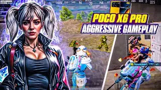 POCO X6 PRO AGGRESSIVE GAMEPLAY 😈 | Aggressive mode on 💀⚡