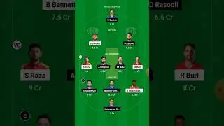 ZIM vs AFG Dream11, ZIM vs AFG Dream11 Prediction, Zimbabwe vs Afghanistan 2ND T20 Team Prediction