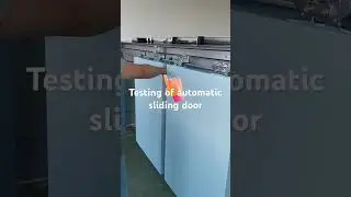 How to test the rebound function of automatic door #automaticdoors #controller #slidingdoors#VEZE