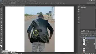 How to replace a dress color with a picture background in photoshop CC