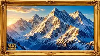 Majestic Peaks Screensaver 4K | Samsung Frame TV Art Grand Mountains for Relaxation