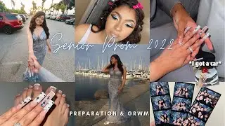 SENIOR PROM 2022 GRWM/VLOG 💐🤍 *I GOT A CAR*