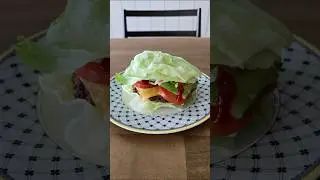 hamburger without bun/ #유지어터식단 #키토햄버거 #다이어트버거 #ketoburger #lowcarbburger #healthyeating