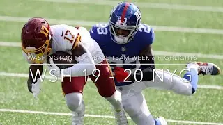 Washington Football Team Week 6 Highlights (20-19 Loss vs Giants)