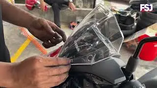 PASANG WINDSHIELD VARIO 150, KASIK POTONG ANGIN SIKIT!
