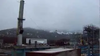 Demolition of a 100' tower 