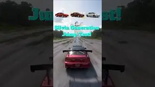 Silvia Generation Jump Test On Forza Horizon 5! ##shorts #forzahorizon5 #fh5