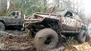 TrailBusters the first 4x4's to try out Four Wheeling at Eadon Forest