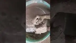 cement chunk water crumbling #asmr #asmrvideos #shorts #shortvideo #asmrcement #asmrcomunity
