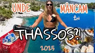 Thassos 2025 🇬🇷 Mâncarea mai ieftină ca în România ⁉️ Restaurante + Lidl