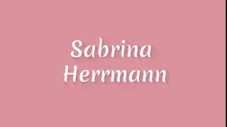 Sabrina Herrmann Intro Animation | Nia Pixel