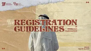 How to register Middle East Youth Summit (MEYS) 2023