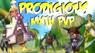 Wizard101: Prodigious Myth PvP #11- Shield Game [Music PvP]
