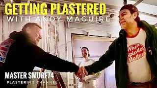 GETTING PLASTERED with ANDY & DECLAN MAGUIRE. Anyone can do this! Repairing electric chases DIY GUYS