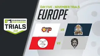 OTPog vs Angry Titans & VSM vs Old and Bored | Overwatch Contenders Trials EMEA Day 5