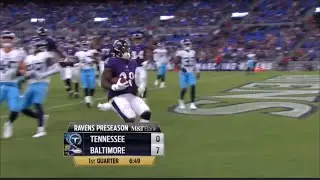 Ravens Mike Davis touchdown run vs Titans