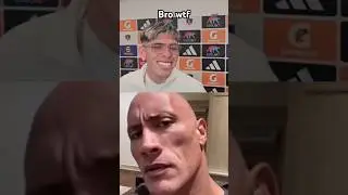 The Rock try not to laugh 