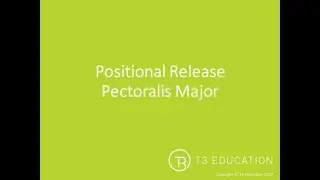 Positional Release: PRT Pectoralis Major
