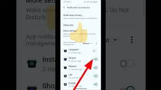 How to off app notification | how to stop notification on android #tech #shorts