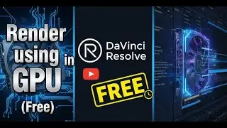 Render using GPU in Davinci Resolve (Free) | English #davinciresolve #gpu #videoediting #video
