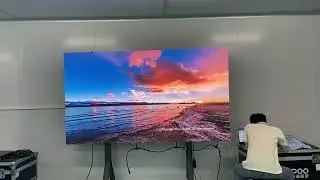 P1.25 real color all-in-one COB LED screen 108''