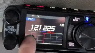 Listening to airband on a Yaesu FTM-510D with ADS-B
