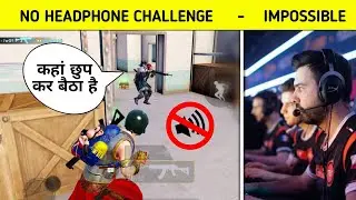 No Headphone Challenge - कोई आवाज नहीं 😤 - Impossible mission - G Guruji Hindi Gameplay Pubg Mobile