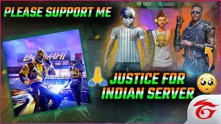 SUPPORT INDIA😭JUSTICE FOR INDIAN SERVER | INDIAN SERVER को आगे बढाओ 😭