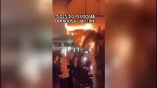 Ragusa, incendio devasta ristorante,14 persone in ospedale