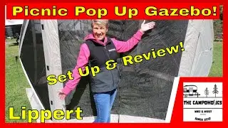 Lippert Picnic Popup Gazebo Set up and Review