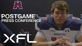 Houston Roughnecks Postgame Press Conference - Week 8