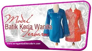 Model Terbaru Seragam Baju Batik Wanita | Seragam Baju Batik Modern | Seragam Baju Batik Kerja