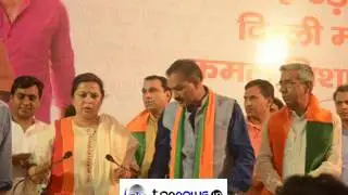 Several Congress leaders joined BJP today in New Delhi .