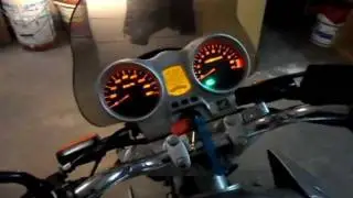 Honda cbf 250 + Cold engine start + engine sound