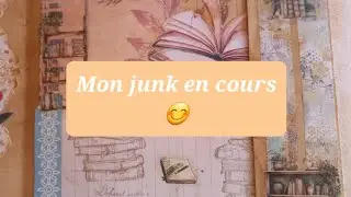 Mon junk avance ! Mais n'est pas fini 😊😉 #junk #scrapbooking #artcollage #artjournal #loisircreatif