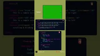 Simple Text scrolling only html 