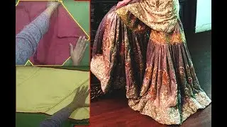 Gharara cutting rule : Real gharara cutting tutorial in hindi (2018)