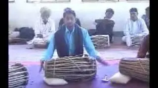 PAKHAWAJ ( पखावज ) WADAN- Chou taal (Nathdwara gharana) by Guru shri Prakash kumawat & his disciples