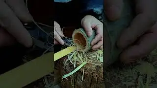 Making a tea ceremony utensil out of bamboo #craft #bamboo #bamboo products #bamboo art #folk craft