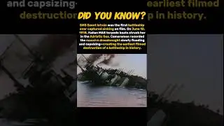 History&rsquo;s First Battleship Sinking Caught on Film #history #ww2 #war #shorts