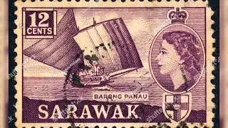 stamp lama Sarawak