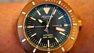Alpina Sea Strong diver AL-525LBBR4V4! Amazing divers watch!