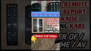 Airtel Xstream Box Remote Pairing Tv | Airtel remote TV remote Se kaise pairing Karen | Tech RKB Z1