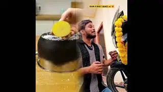 Our First Bike 🏍❣️ Wait For Last #shorts #nostalgia #reltable #aruj #Indians #viral