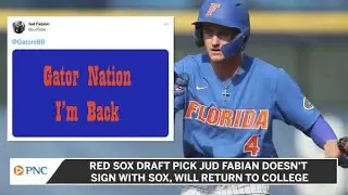 Red Sox Draft Pick Jud Fabian Doesn&rsquo;t Sign With Sox, Will Return To College
